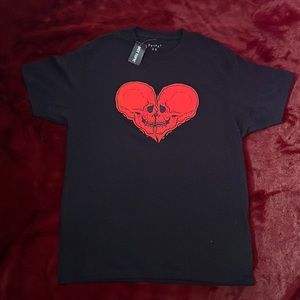 Skull heart tee (L)